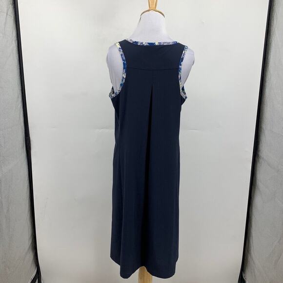 J Jill Tank Dress Womens ST Small Tall Navy Fit On The Go Racerback Sleeveless - Picture 5 of 12